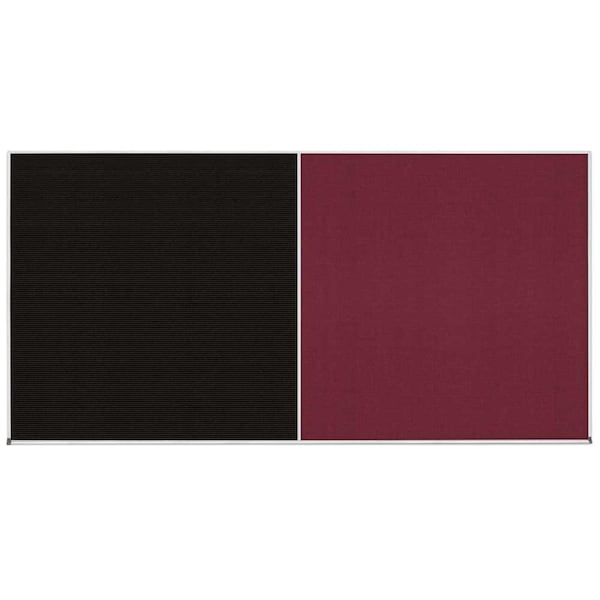 United Visual Products Enclosed Corkboard, 1 Door, 48"x36", 4" Fra, UV3416-SATIN-PEARL UV3416-SATIN-PEARL - main